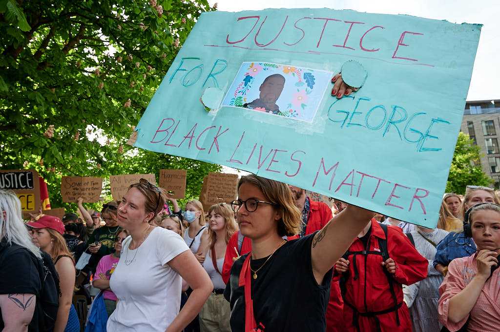 Black Lives Matter demonstration i Aarhus