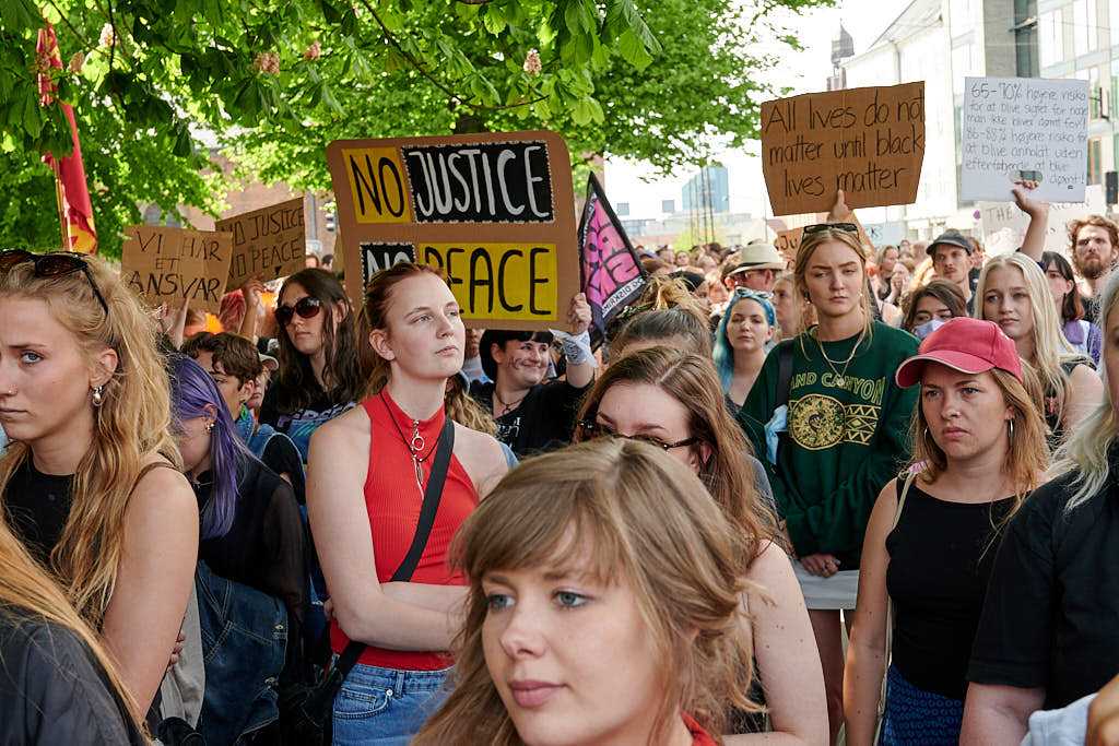 Black Lives Matter demonstration i Aarhus