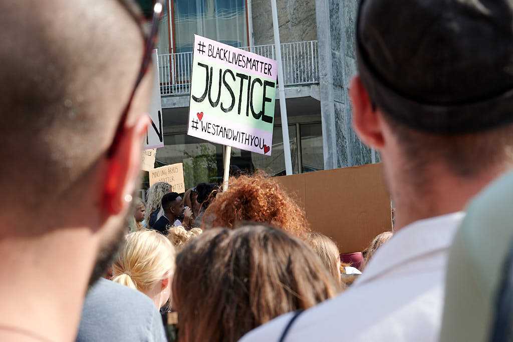 Black Lives Matter demonstration i Aarhus