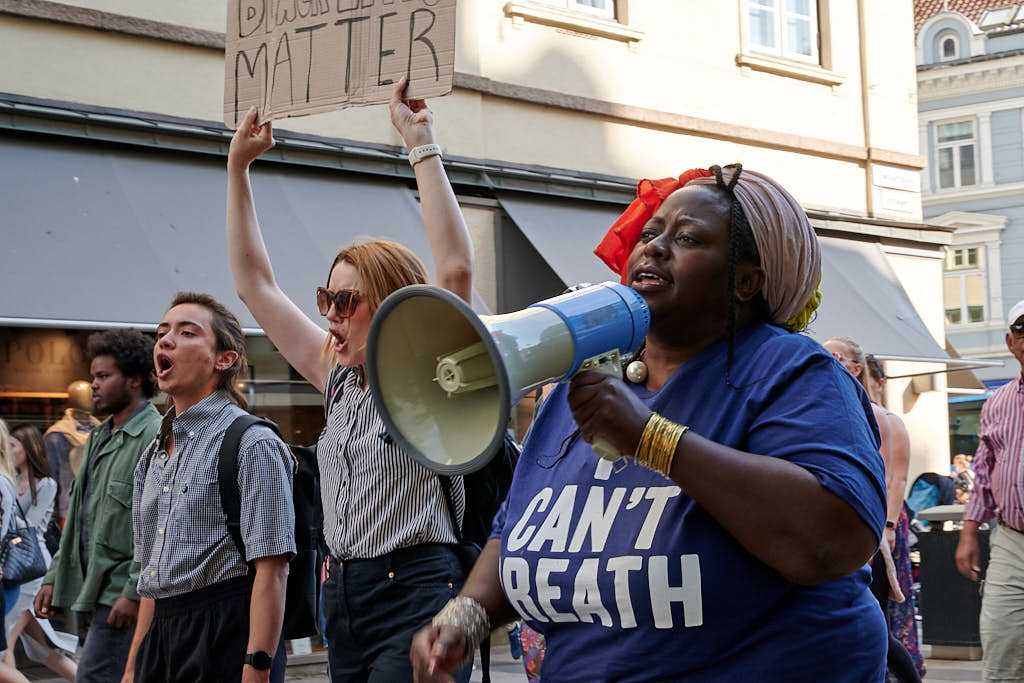 Black Lives Matter demonstration i Aarhus