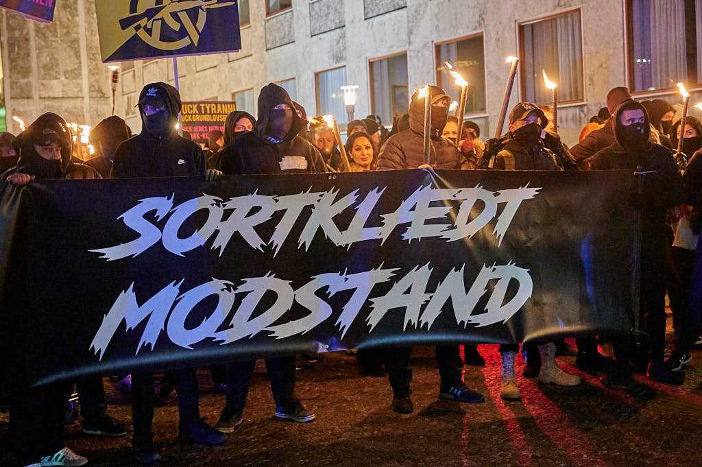Men In Black-demonstration i Aarhus