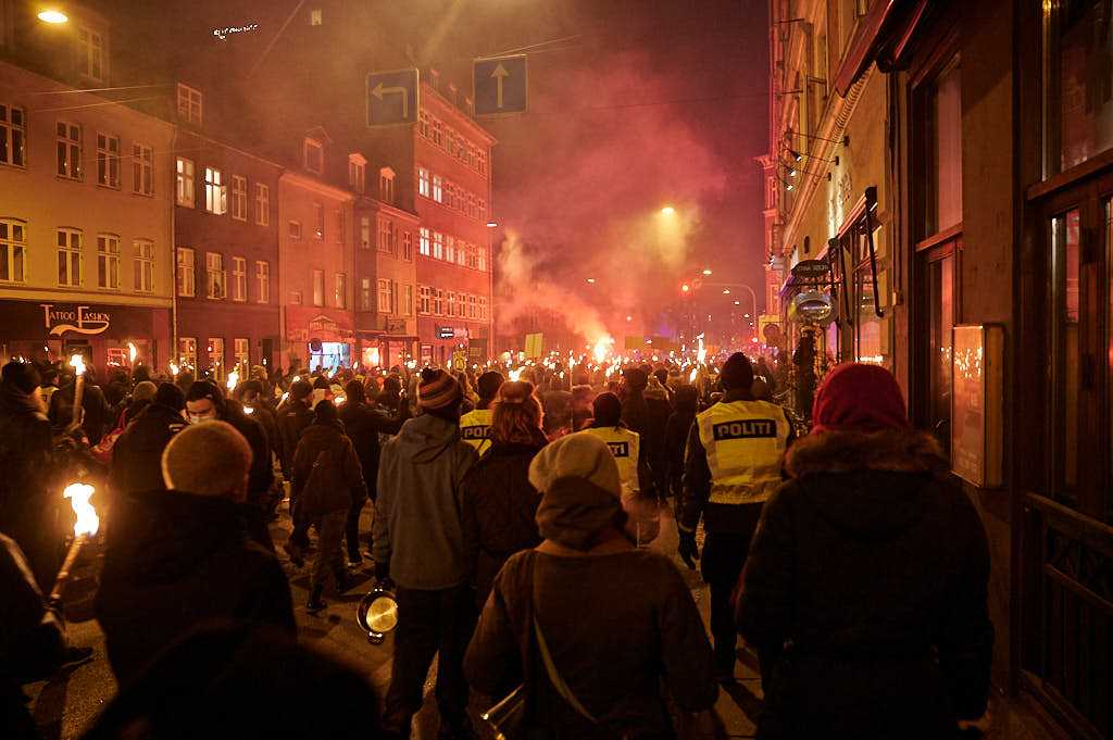 Men In Black-demonstration i Aarhus