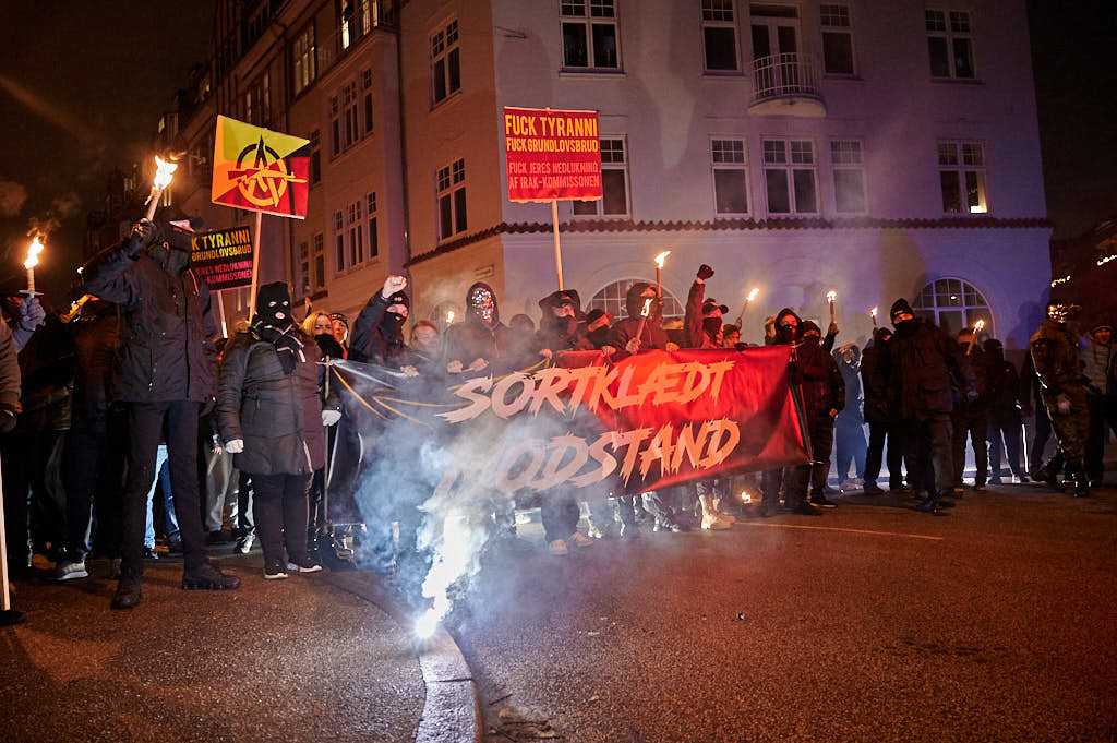 Men In Black-demonstration i Aarhus