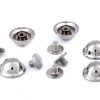Väskfötter 13mm Silver