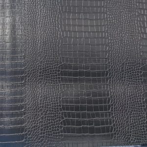 Artificial Leather Crocodile Black