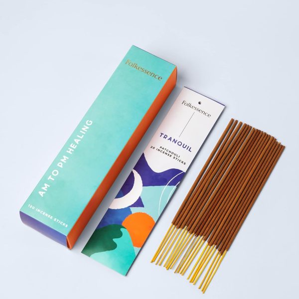 Folkulture Incense Sticks - Set of 6 Incenses (120 Sticks) for Relaxation - Balsam Cedarwood, Jasmine, White Woods & Oud, Ocean Salt, Pumpkin Spice, Peppermint. - Image 31