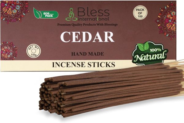 Bless-Frankincense-and-Myrrh 100%-Natural-Handmade-Hand-Dipped-Incense-Sticks Organic-Chemicals-Free for-Purification-Relaxation-Positivity-Yoga-Meditation The-Best-Woods-Scent (500 Sticks (750GM)) - Image 90