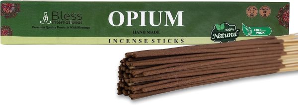 Bless-Frankincense-and-Myrrh 100%-Natural-Handmade-Hand-Dipped-Incense-Sticks Organic-Chemicals-Free for-Purification-Relaxation-Positivity-Yoga-Meditation The-Best-Woods-Scent (500 Sticks (750GM)) - Image 96