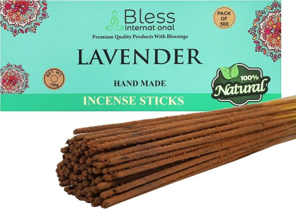 Bless-Frankincense-and-Myrrh 100%-Natural-Handmade-Hand-Dipped-Incense-Sticks Organic-Chemicals-Free for-Purification-Relaxation-Positivity-Yoga-Meditation The-Best-Woods-Scent (500 Sticks (750GM)) - Image 136