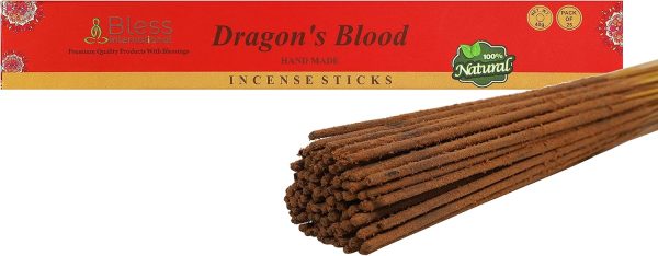 Bless-Frankincense-and-Myrrh 100%-Natural-Handmade-Hand-Dipped-Incense-Sticks Organic-Chemicals-Free for-Purification-Relaxation-Positivity-Yoga-Meditation The-Best-Woods-Scent (500 Sticks (750GM)) - Image 221