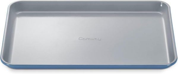 Caraway Non-Stick Ceramic Baking Sheet - Naturally Slick Ceramic Coating - Non-Toxic, PTFE & PFOA Free - Perfect for Baking, Roasting, and More - Medium (15" x 10") - Sage - Image 31