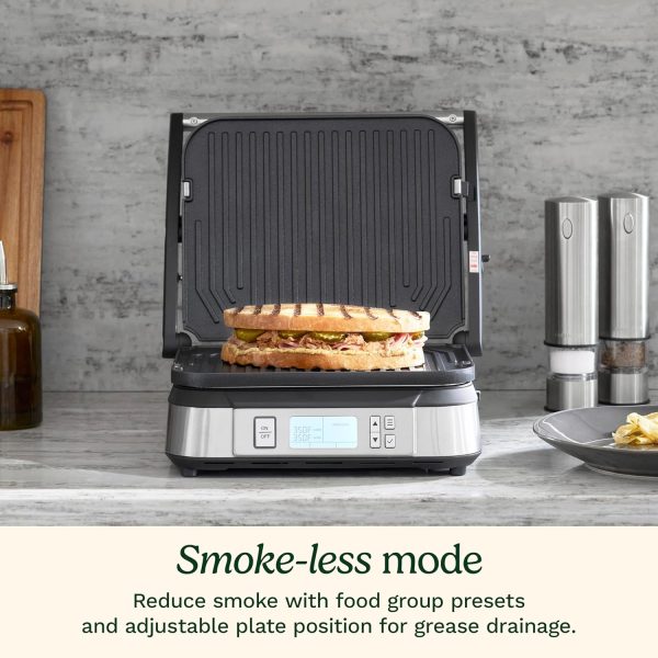 Cuisinart Panini Press, Stainless Steel Griddler, Sandwich Maker & More, 5-IN-1, GR-4NP1 - Image 15