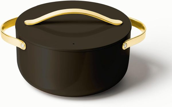 Caraway Nonstick Ceramic Dutch Oven Pot with Lid (6.5 qt, 10.5") - Non Toxic, PTFE & PFOA Free - Oven Safe & Compatible with All Stovetops (Gas, Electric & Induction) - Marigold - Image 29