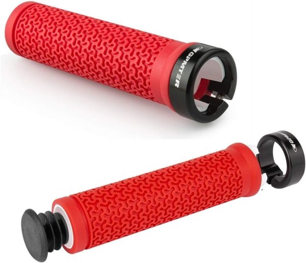 Bike Handlebar Grips, Single Lock on Bicycle Handle Bar, for BMX, Mountain, MTB, Beach Cruiser, Scooter, Folding Bike, Soft Non-Slip-Rubber Hand Grip Comfortable Ergonomic - Image 13