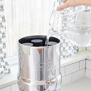 Berkey gravity-fed water filter system