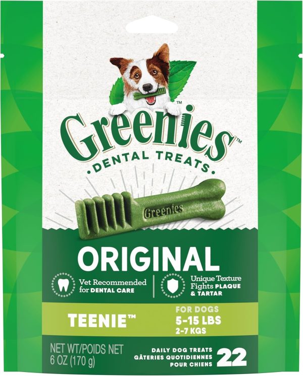 Greenies Original Teenie Natural Dental Care Dog Treats, 36 oz. Pack (130 Treats) - Image 15