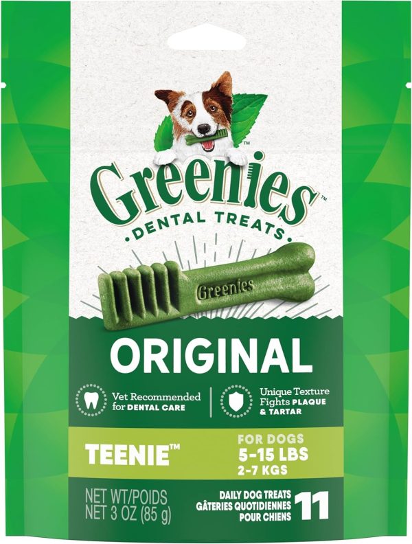 Greenies Original Teenie Natural Dental Care Dog Treats, 36 oz. Pack (130 Treats) - Image 21