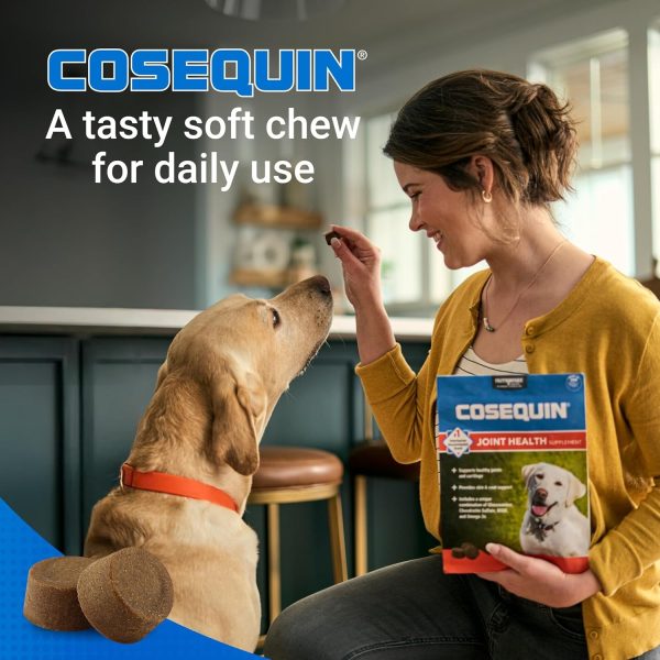 Cosequin Joint Health Supplement for Dogs - With Glucosamine, Chondroitin, MSM, and Omega-3's, 120 Soft Chews - Image 5