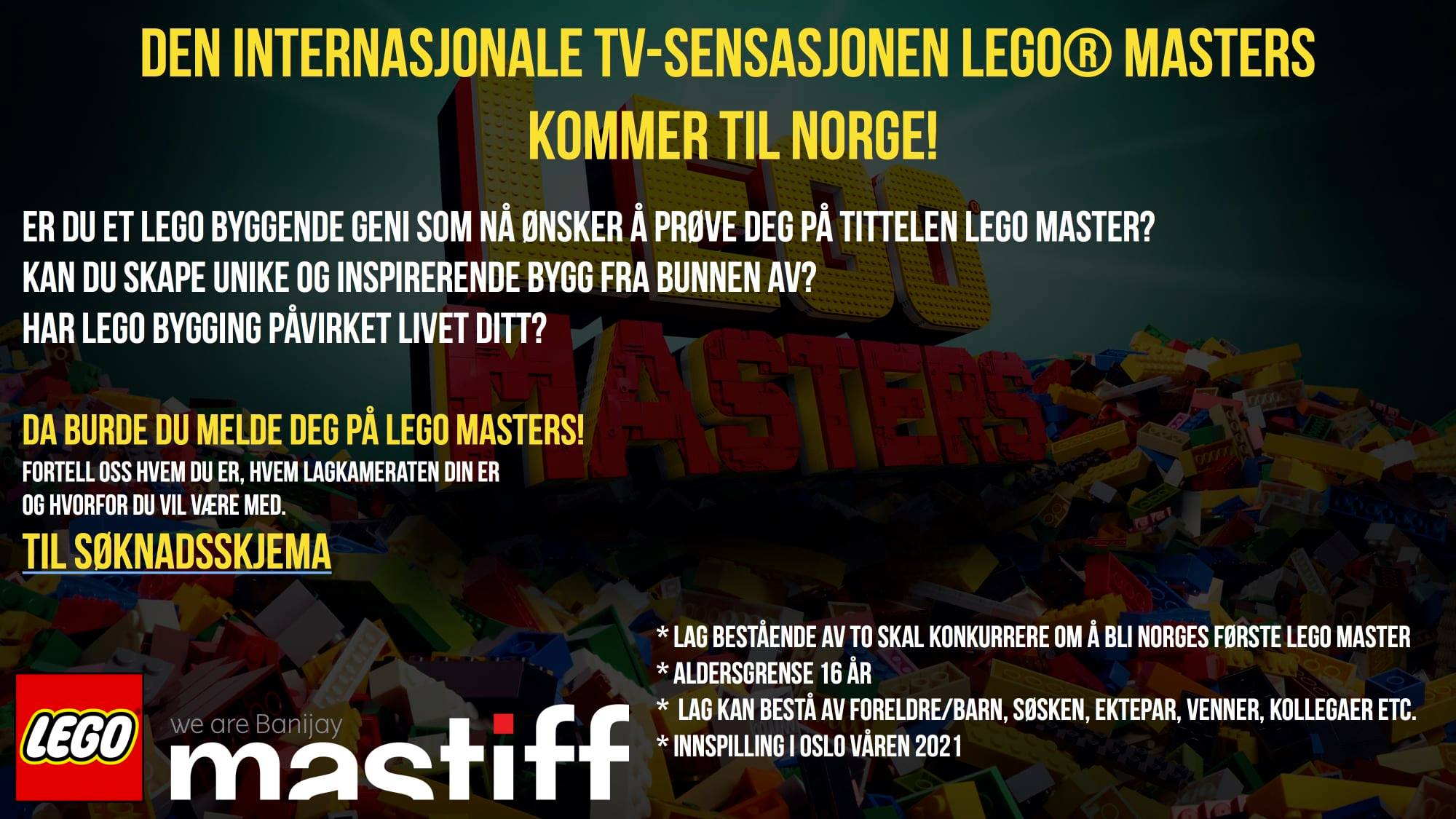 LEGO Masters til Norge