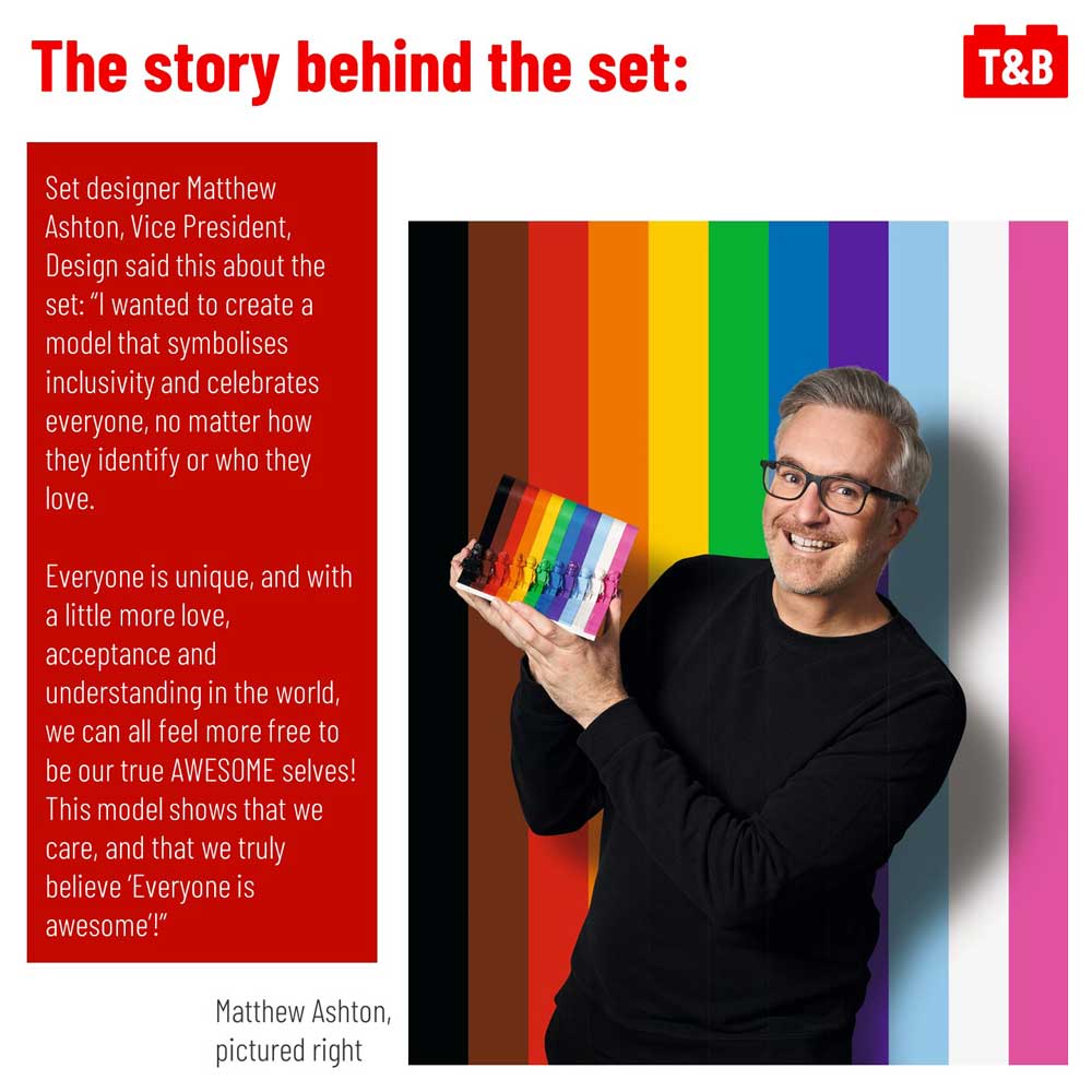 40516 - LEGO feirer Pride måned og LGBTQ+ » BrikkeFrue.no