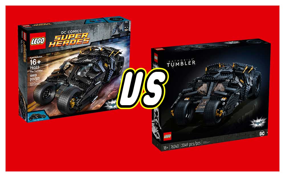 76240 Batmobile Tumbler vs 76023 The Tumbler