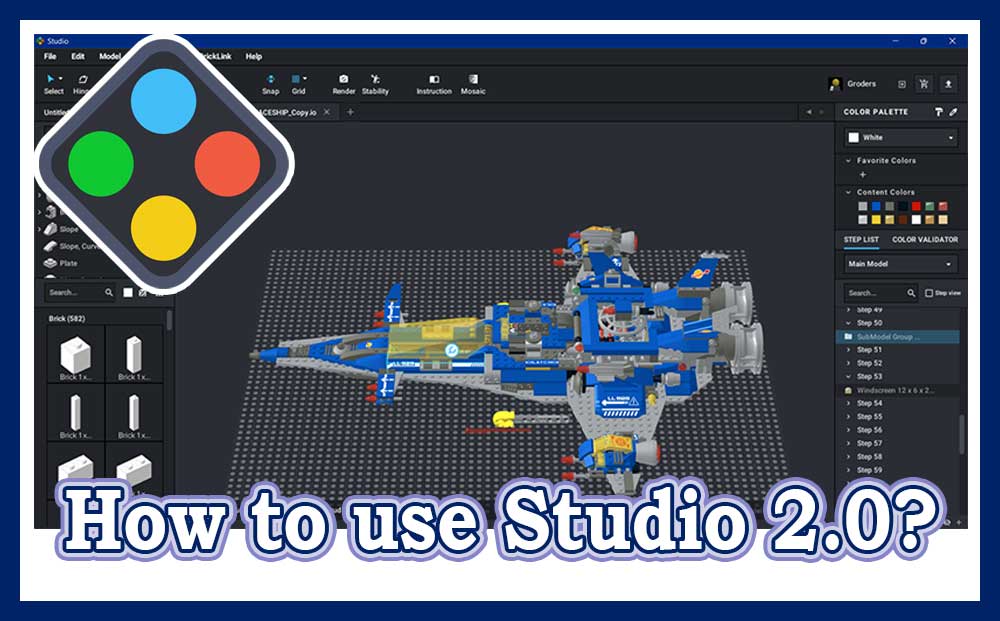 Hvordan bruke Studio 2.0 til Bricklink