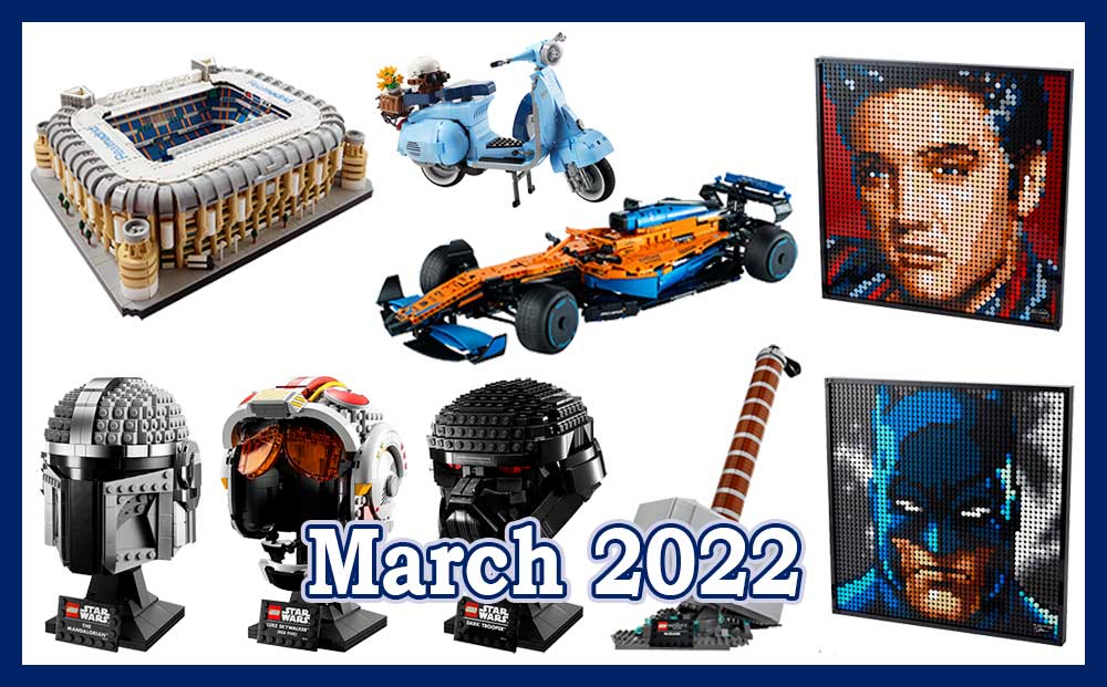 Mars 2022: Hvilke sett gir LEGO ut i mars?
