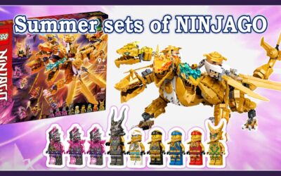 Ninjago: 71774 Lloyds Ultra-gulldrage og 8 andre Ninjago sett