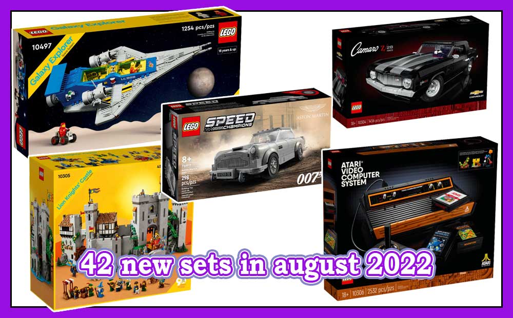 August 2022: Hvilke sett gir LEGO ut i august?