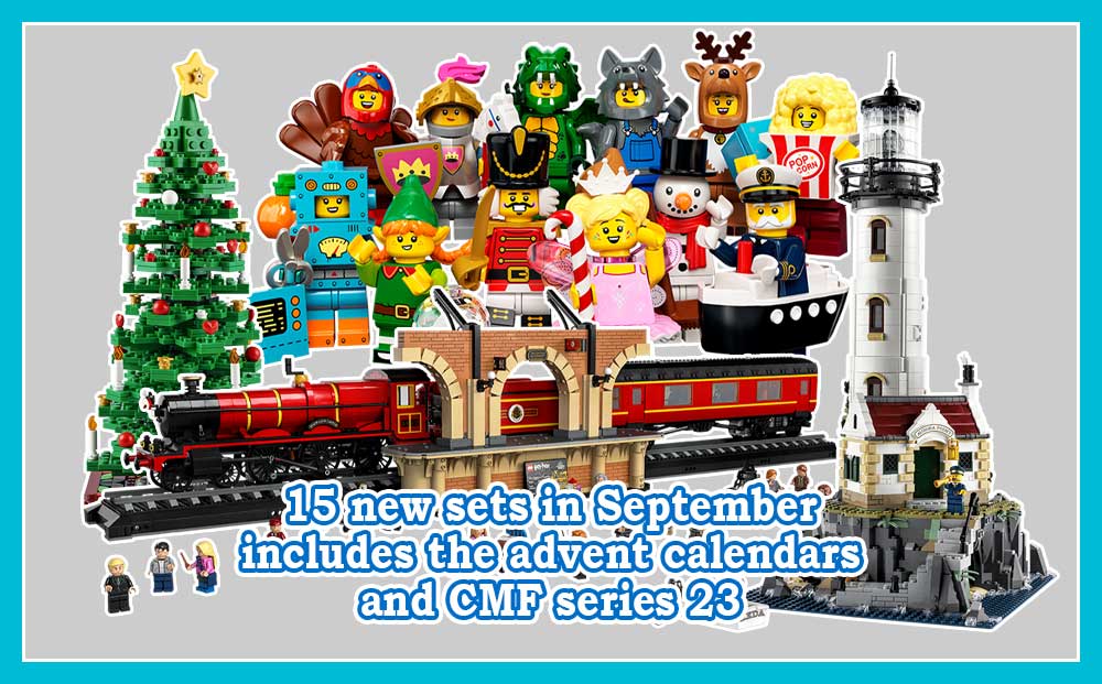September 2022: Hvilke sett gir LEGO ut i september?