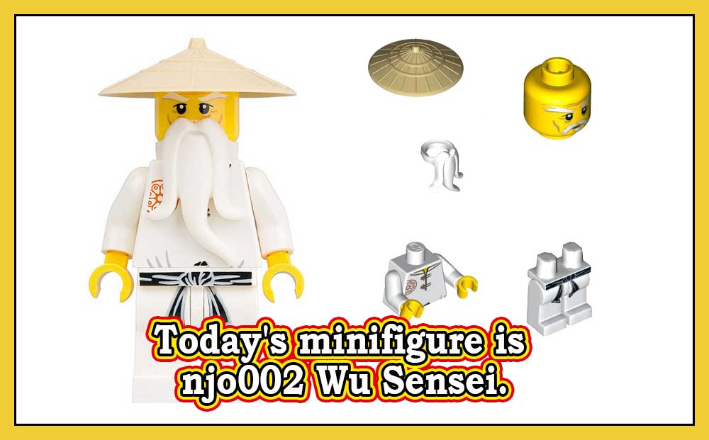 Dagens minifigur er njo002 Wu Sensei