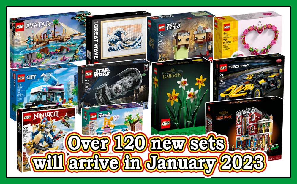 Januar 2023: Hvilke sett gir LEGO ut i januar?