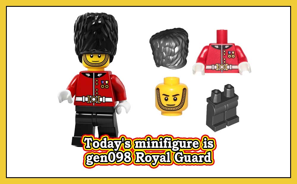 Dagens minifigur er gen098 Royal Guard