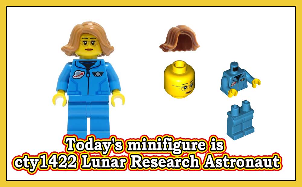 Dagens minifigur er cty1422 Lunar Research Astronaut