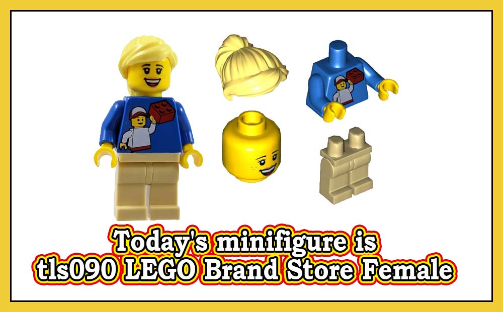 Dagens minifigur er tls090 LEGO Brand Store Female
