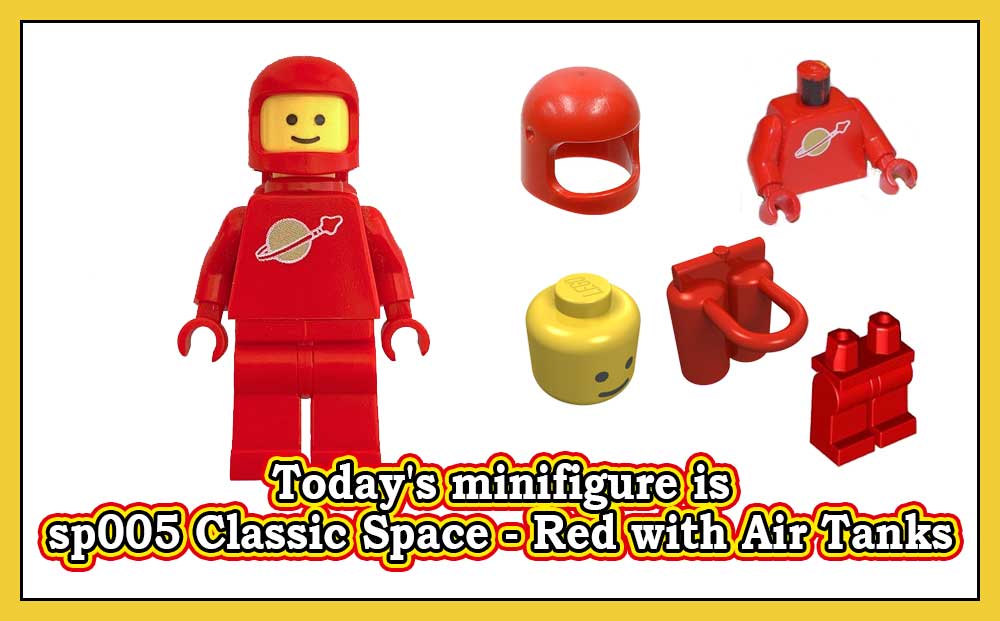 sp005 Classic Space - Red with Air Tanks