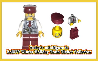 Dagens minifigur er hol079 Winter Holiday Train Ticket Collector