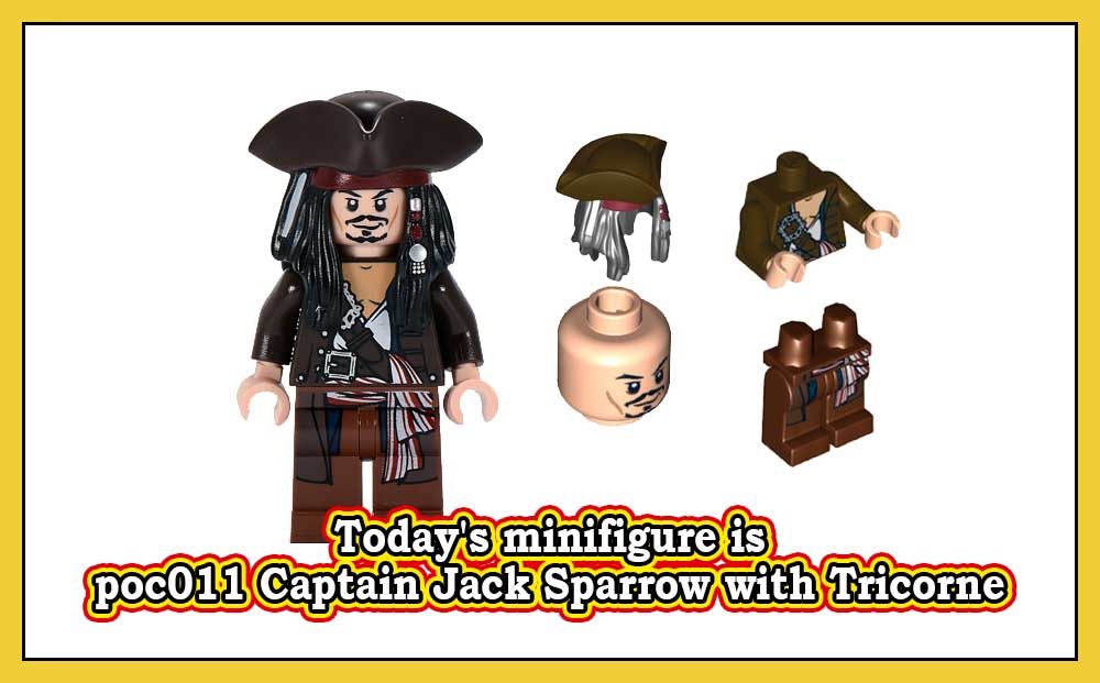 poc011 Captain Jack Sparrow with Tricorne