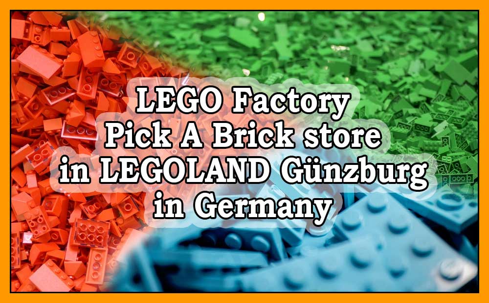 LEGO Factory Pick A Brick store i Legoland Günzburg i Tyskland
