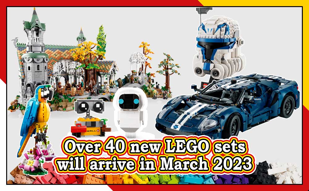 Mars 2023: Hvilke sett gir LEGO ut i mars?