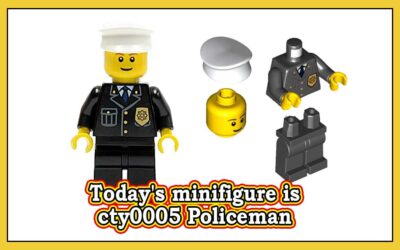 Dagens minifigur er cty0005 Policeman