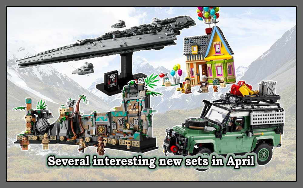 April 2023: Hvilke sett gir LEGO ut i april?