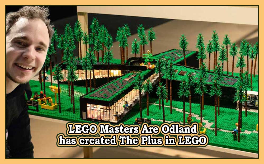 LEGO Masters Are Odland har laget The plus i LEGO