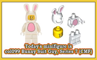 Dagens minifigur er col099 Bunny Suit Guy, Series 7 (CMF)