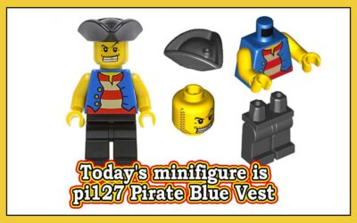 Dagens minifigur er pi127 Pirate Blue Vest