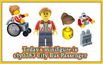 Dagens minifigur er cty0783 City Bus Passenger