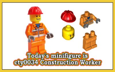 Dagens minifigur er cty0034 Construction Worker