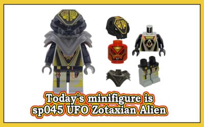 Dagens minifigur er sp045 UFO Zotaxian Alien