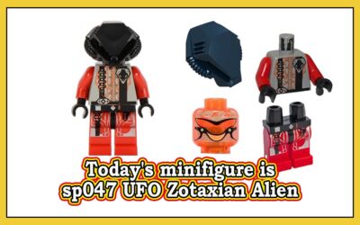 Dagens minifigur er sp047 UFO Zotaxian Alien