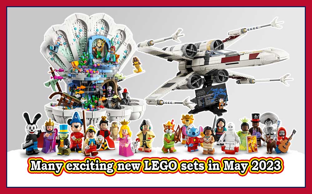 Mai 2023: Hvilke sett gir LEGO ut i mai?